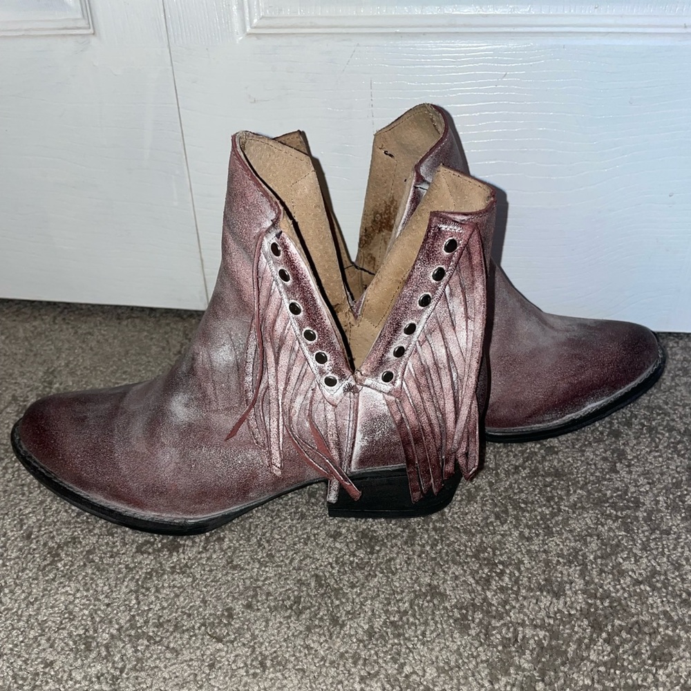 NEW Womens fringe booties. MAKE ME AN OFFER!